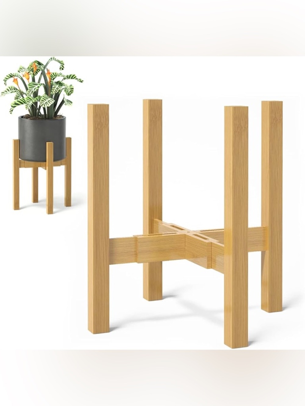 Bamboo Plant Stand